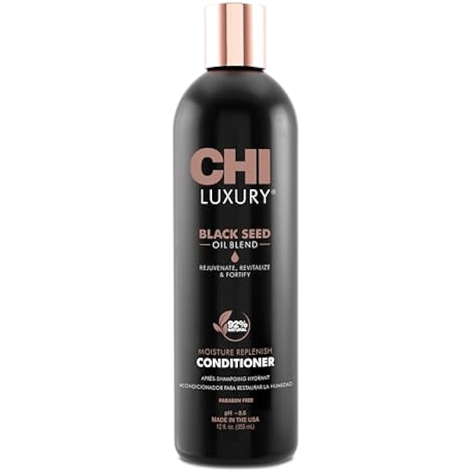 CHI Luxury LUXURY BLACK SEED OIL MOISTURE REPLENISH CONDITIONER, 12 FL OZ, MULTI - Image 2